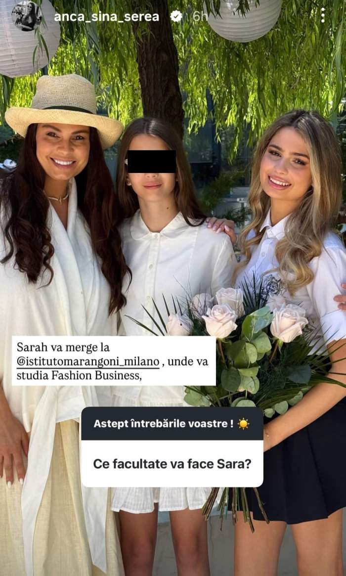 Anca Serea și fiicele ei