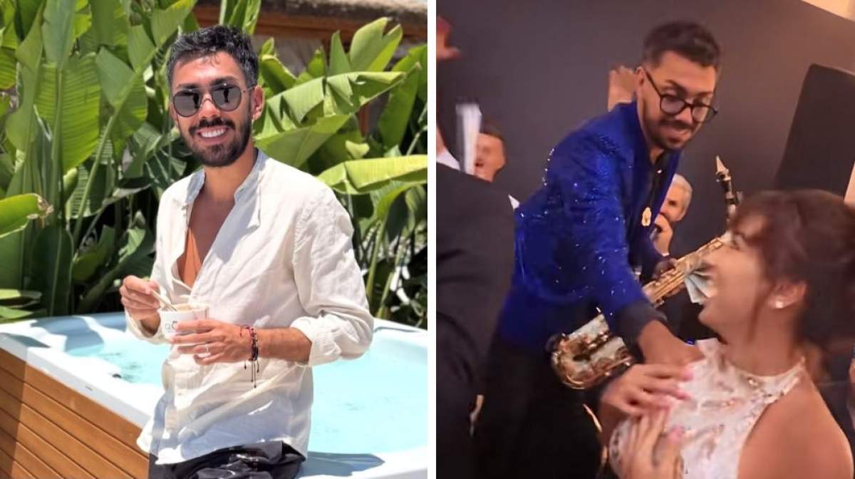 Colaj foto cu Armin Nicoară și Adina Miuleasa
