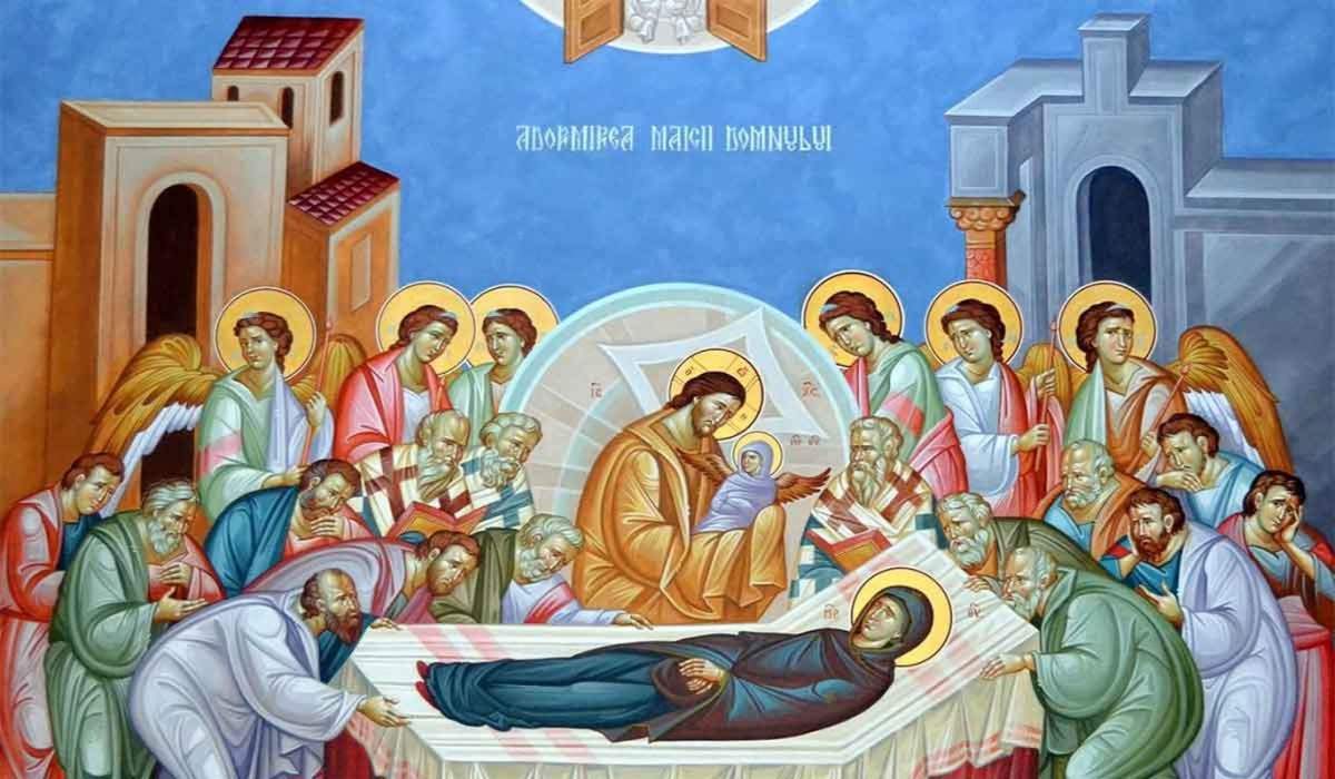 Imagine ilustrativă cu Adormirea Maicii Domnului