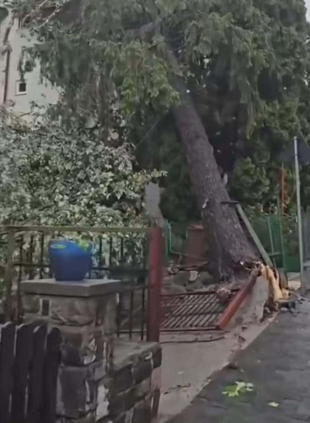furtună în Sinaia