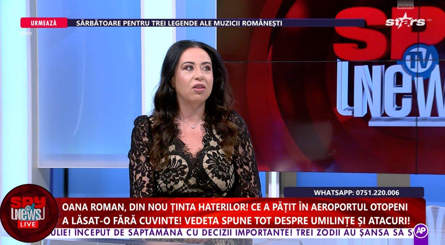 Oana Roman, la Spynews TV