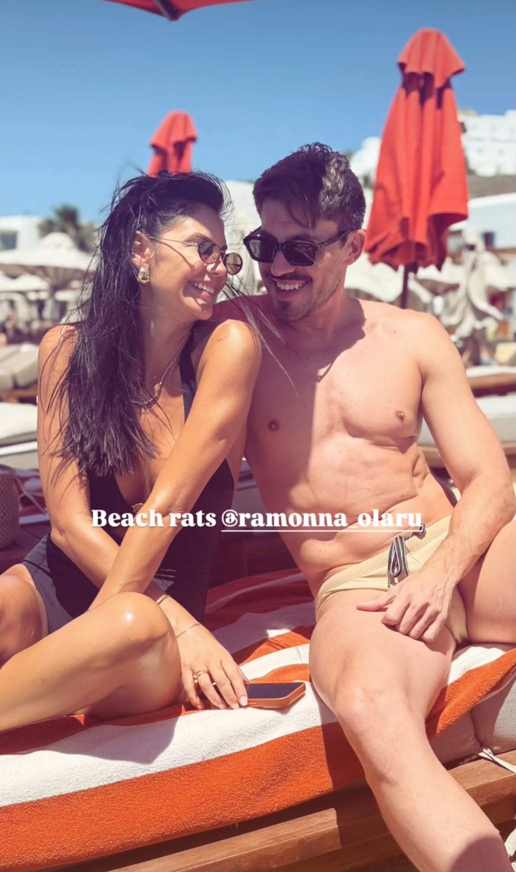 Ramona Olaru și un bărbat