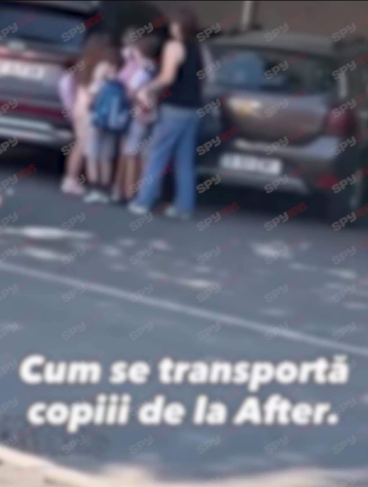 Video revoltător! O angajată de la after school din Popesti îndeasă 8 copii într-o dacie! Unii sunt transportați în portbagaj