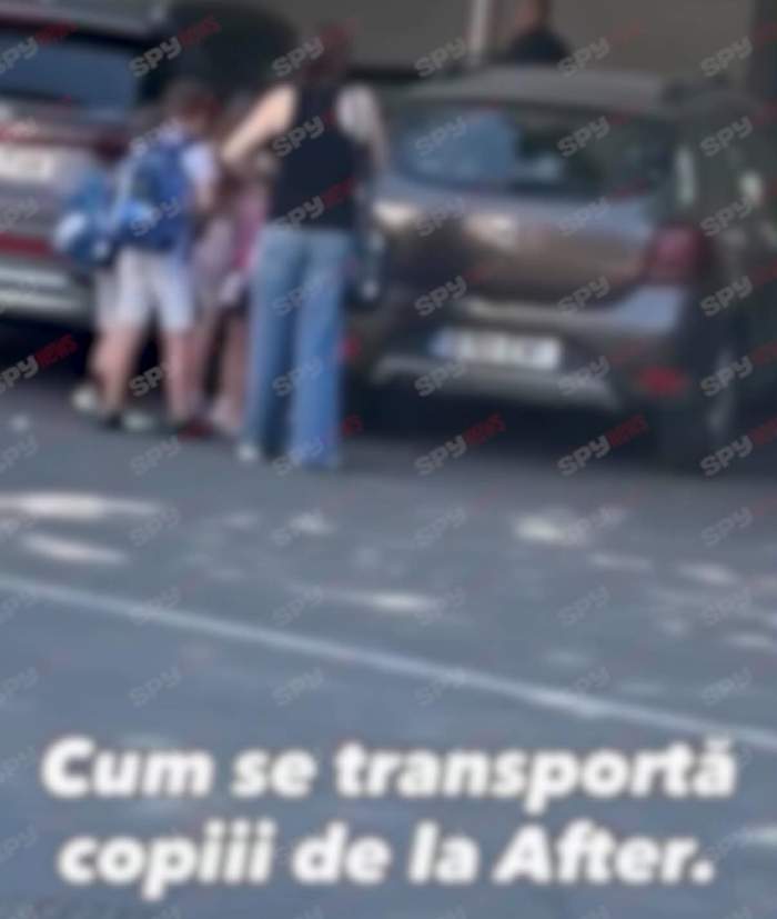 Video revoltător! O angajată de la after school din Popesti îndeasă 8 copii într-o dacie! Unii sunt transportați în portbagaj