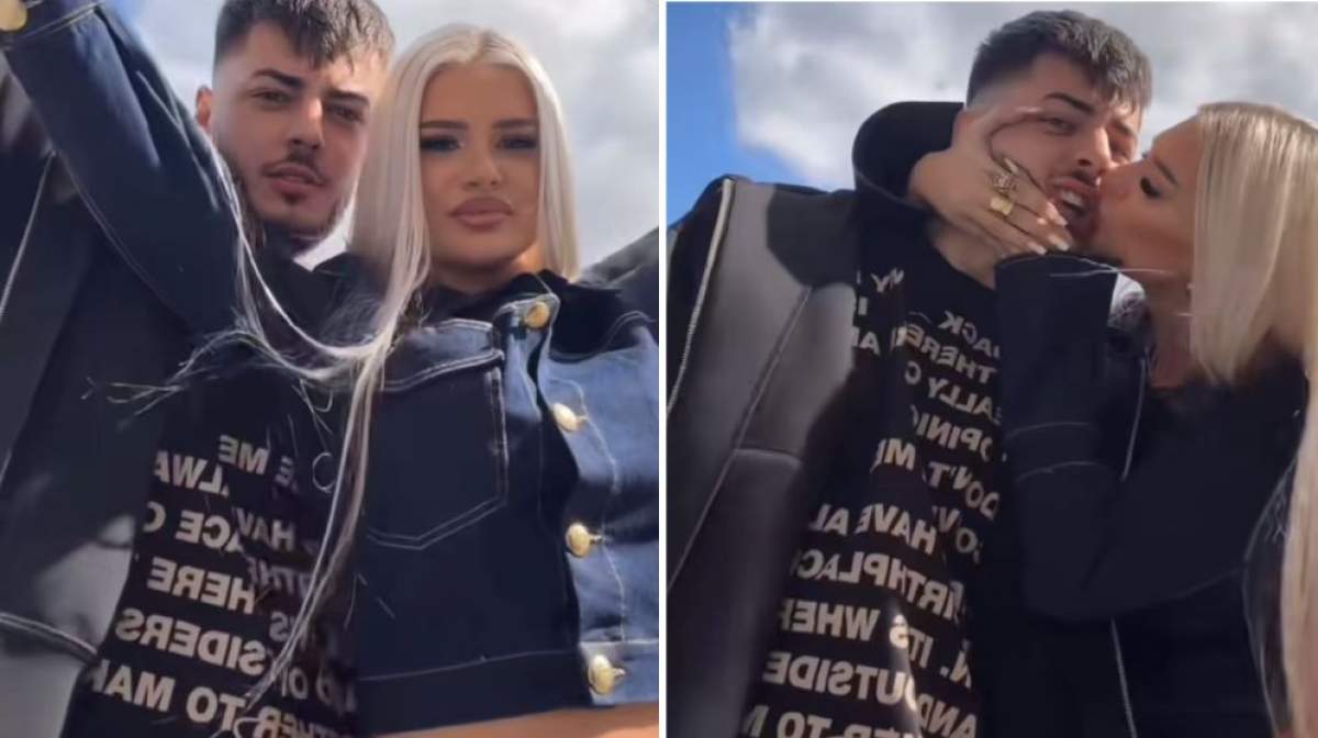 Colaj foto cu Andreea BLD și Emre
