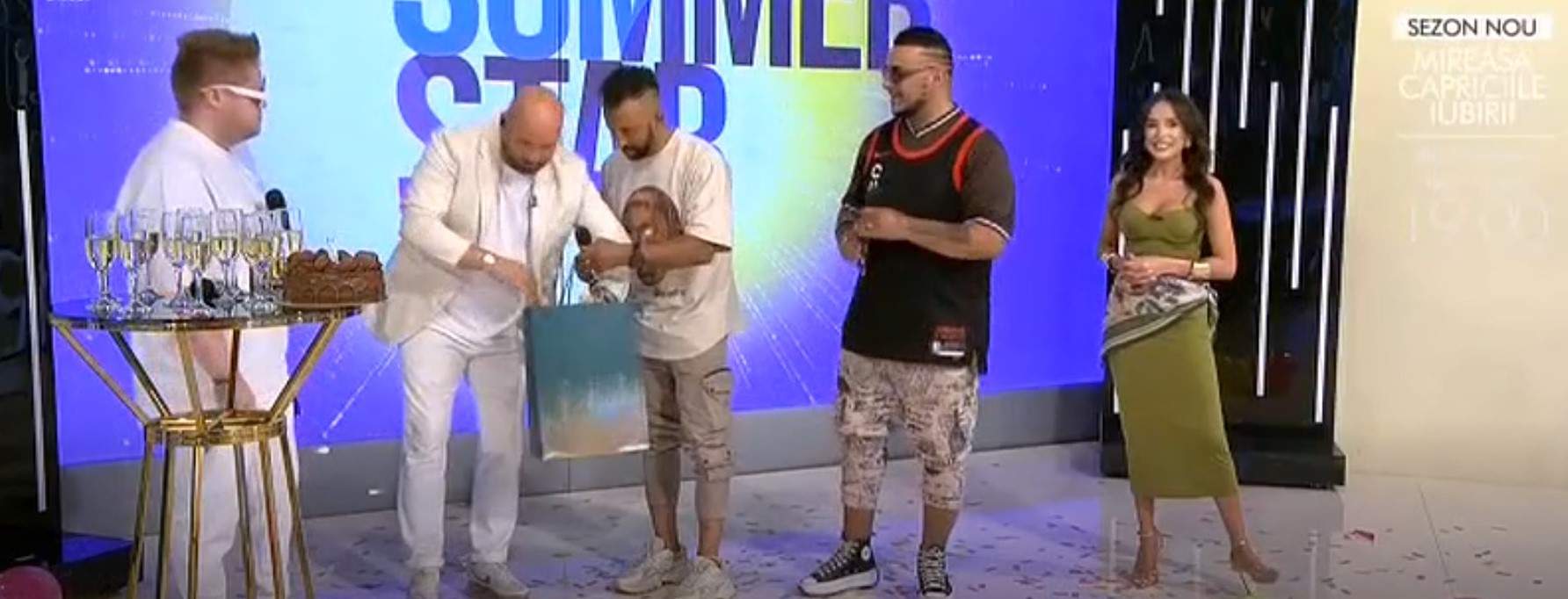 Andrei Ștefănescu își sărbătorește ziua de naștere! Surpriza colegilor de la Summer Star l-a emoționat pe prezentator