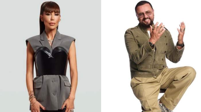 Colaj foto cu Denise Rifai și Cătălin Măruță