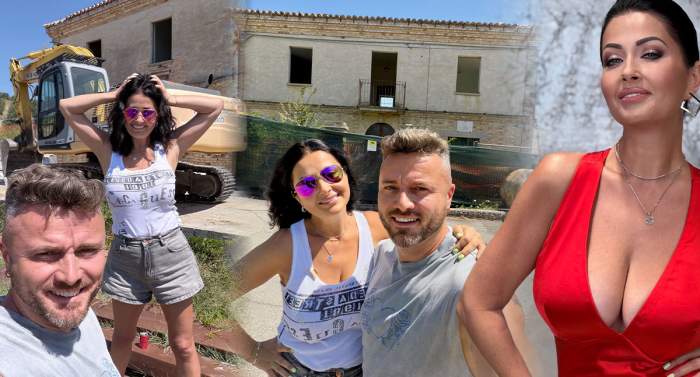 Gabriela Cristea face declarații direct din vacanța din Sicilia! Prezentatoarea și soțul ei, Tavi Clonda, dau detalii despre casa pe care și-o construiesc în Italia! EXCLUSIV