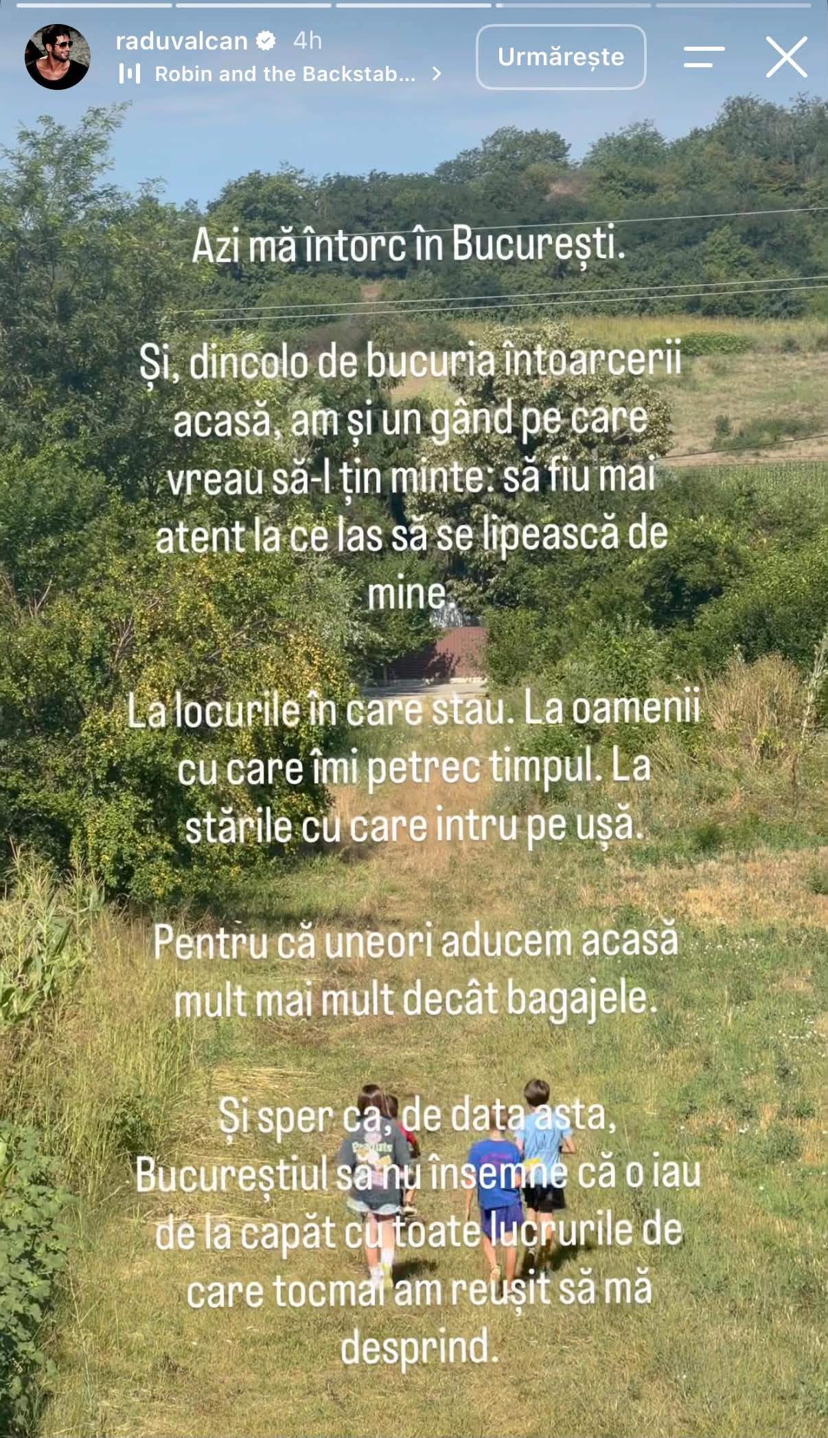 Radu Vâlcan a făcut o confesiune sinceră după o lună petrecută la țară. Ce a realizat prezentatorul de la Insula Iubirii