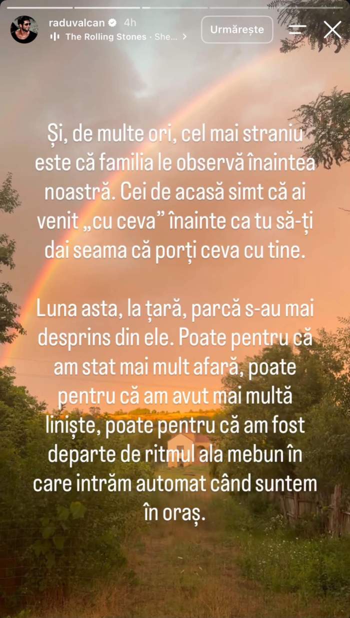 Radu Vâlcan, confesiune sinceră după o lună petrecută la țară. Ce a realizat prezentatorul de la Insula Iubirii
