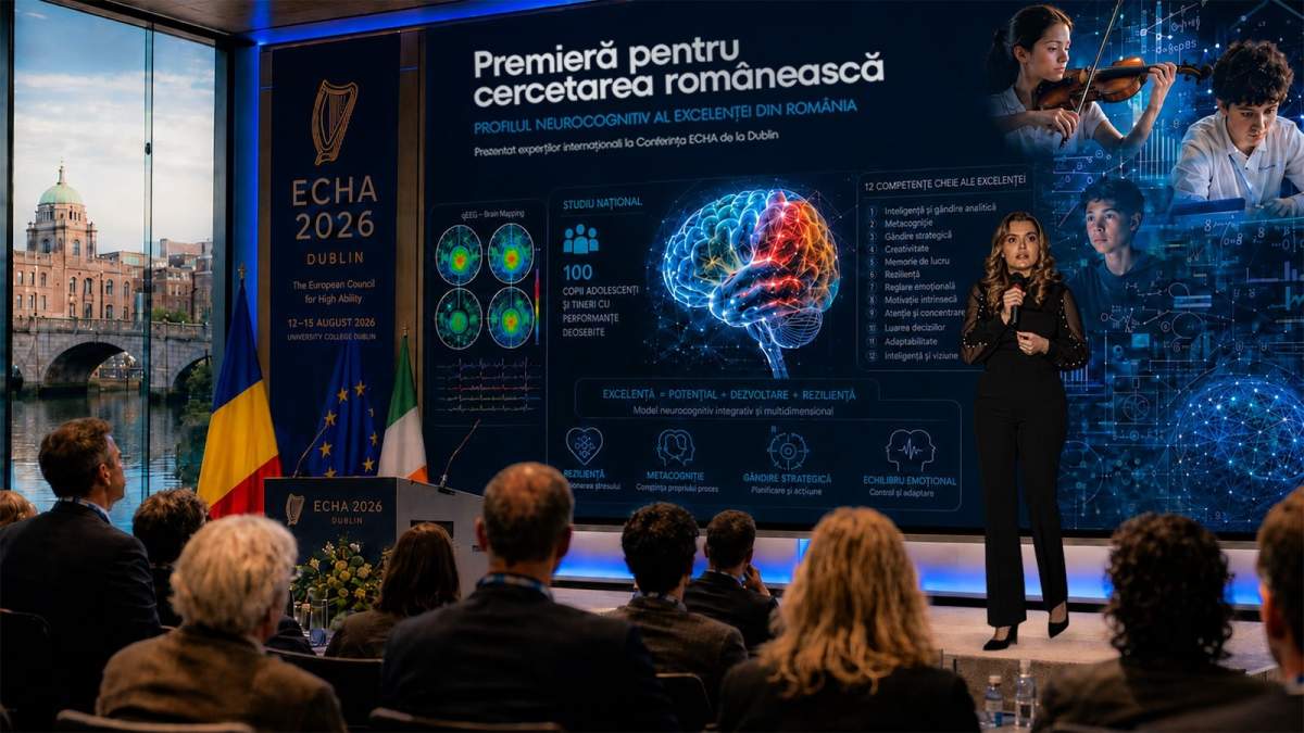 Dincolo de IQ: România prezintă în premieră la Dublin cele 12 competențe care construiesc excelența românească