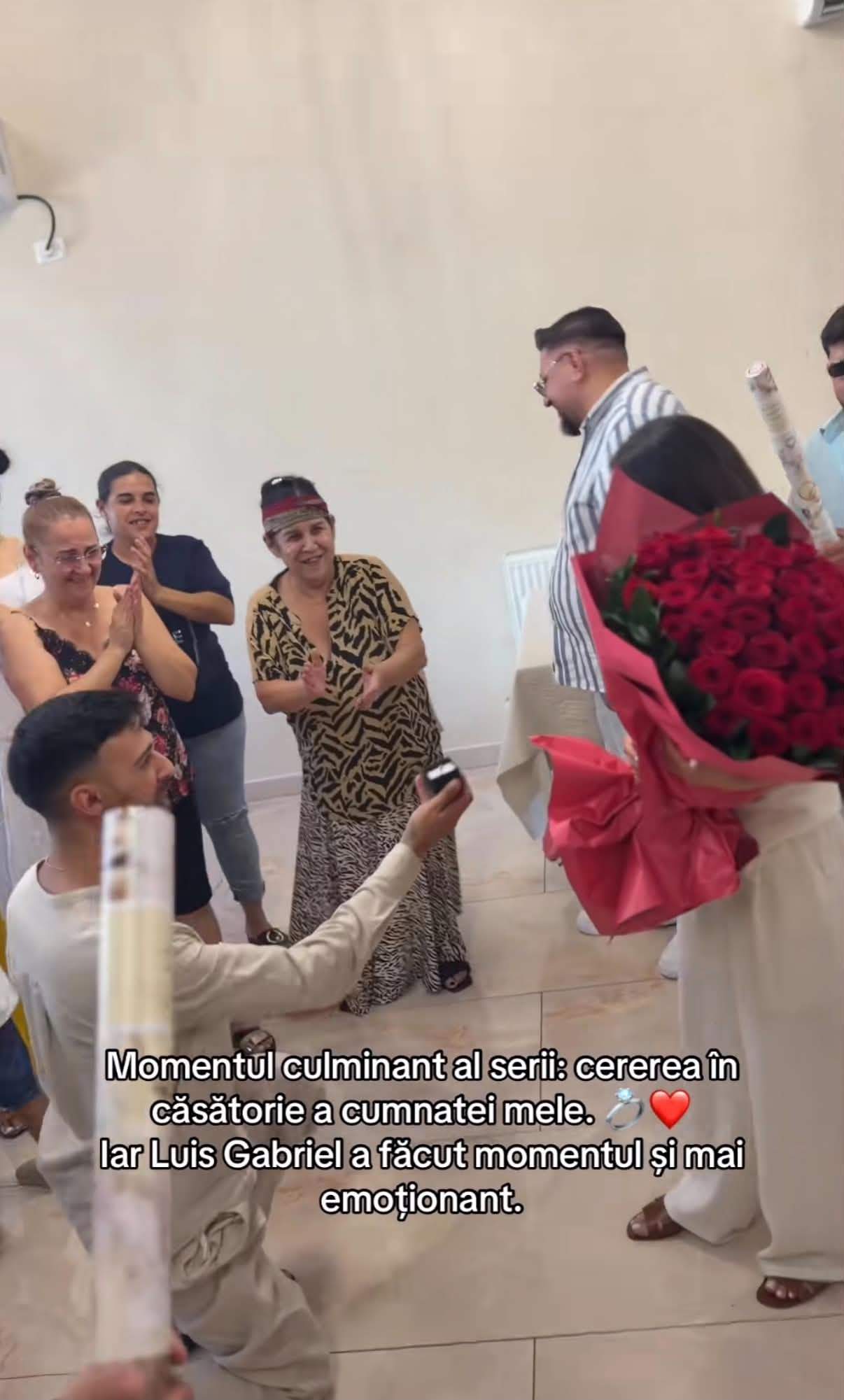 Fratele Cristinei Pucean și-a cerut iubita în căsătorie