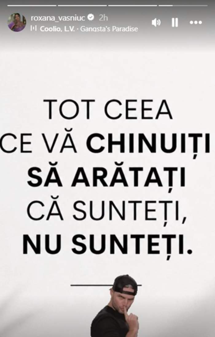 Roxana Vașniuc a spus părerea ei despre cei care încearcă să fie ce nu sunt. Cum i-a taxat