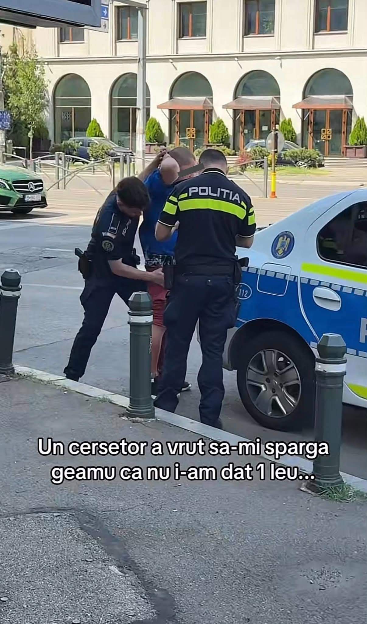Edi Vasile a spus că un cerșetor i-a spart geamul Ferrari-ului. Tiktokerul a filmat totul