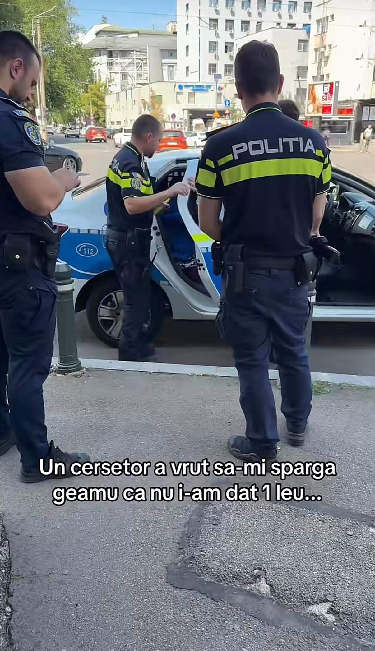 Edi Vasile a spus că un cerșetor i-a spart geamul Ferrari-ului. Tiktokerul a filmat totul