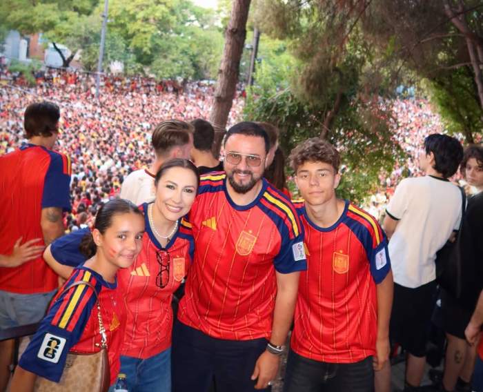 Familia Măruță la meci