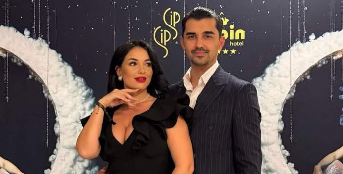 Deea Maxer și soțul ei la un eveniment