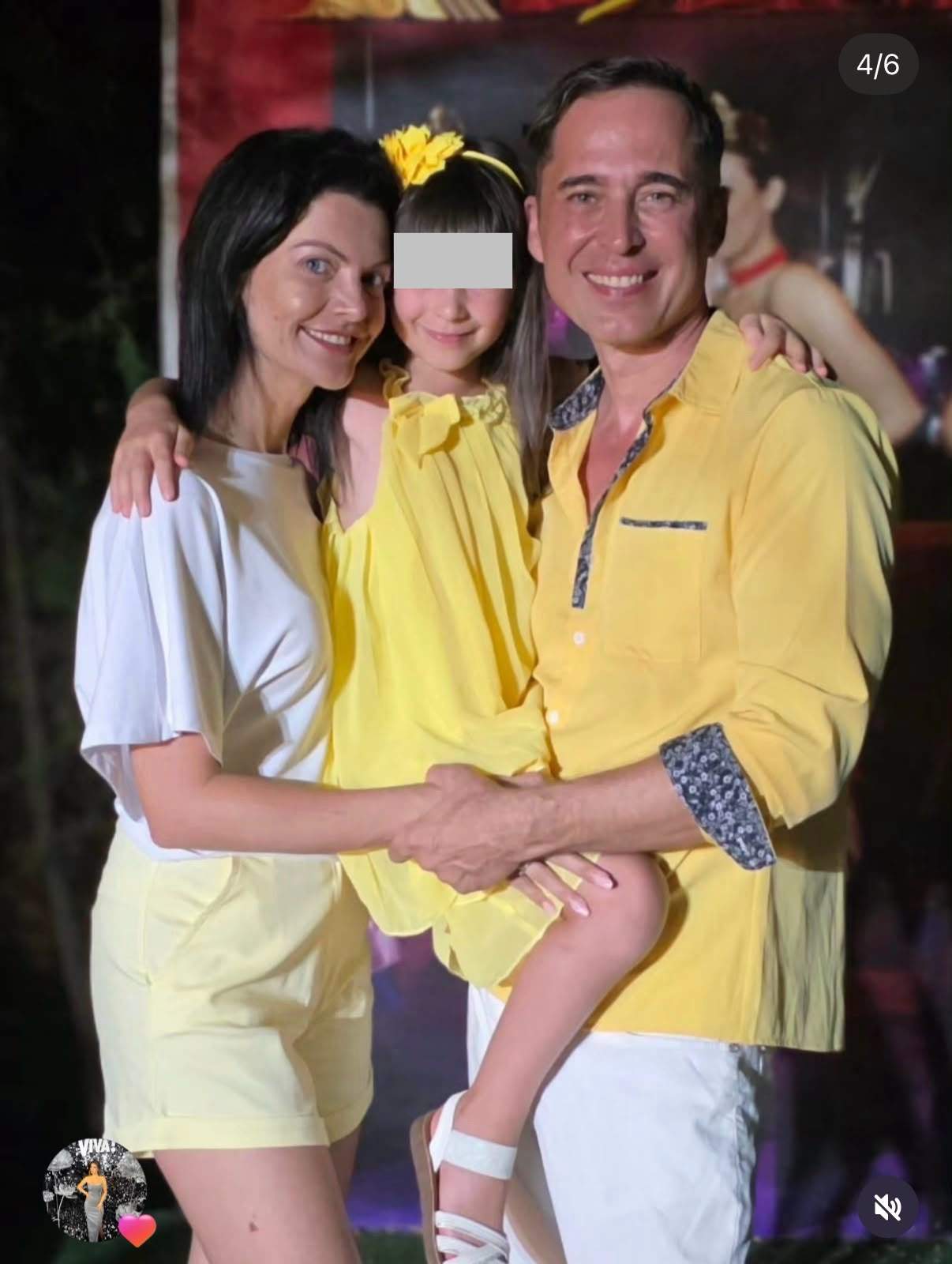 Dinu Maxer, sotia si fiica lui