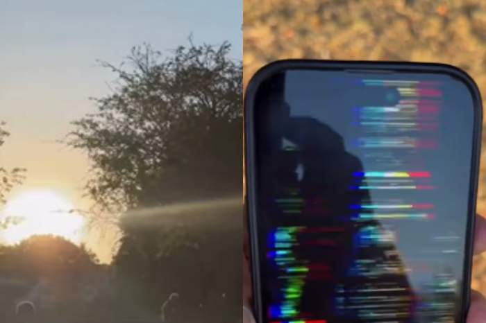 colaj din doua poze eclipsa de soare telefon stricat