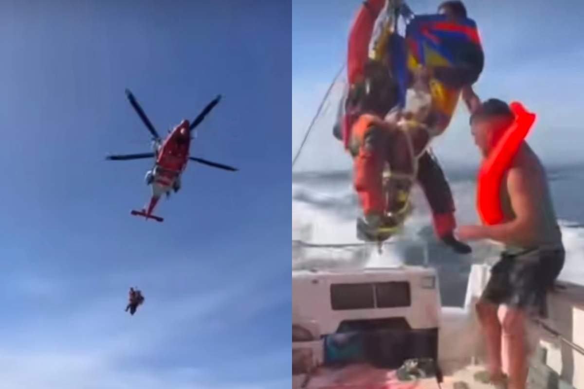 Un român a fost mușcat de un rechin în Irlanda. Bărbatul a fost transportat cu elicopterul la spital