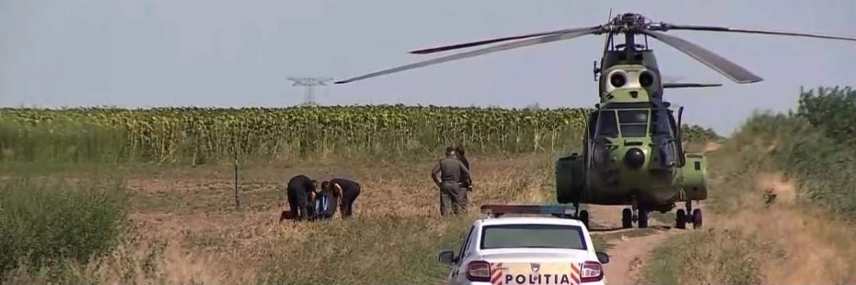 O dronă s-a părbușit și a explodat în Tulcea