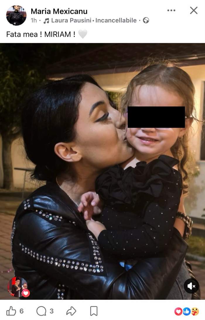 Fiica cea mare a lui Marian Mexicanu isi saruta sora