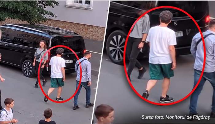 Colaj foto cu Nicușor Dan