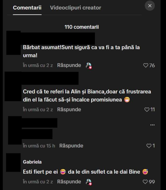 Romeo Vasiloni de la Insula iubirii a trimis o înțepătură către Bianca Giurcă și Alin Simoiu? Mesajul cu care a stârnit reacții