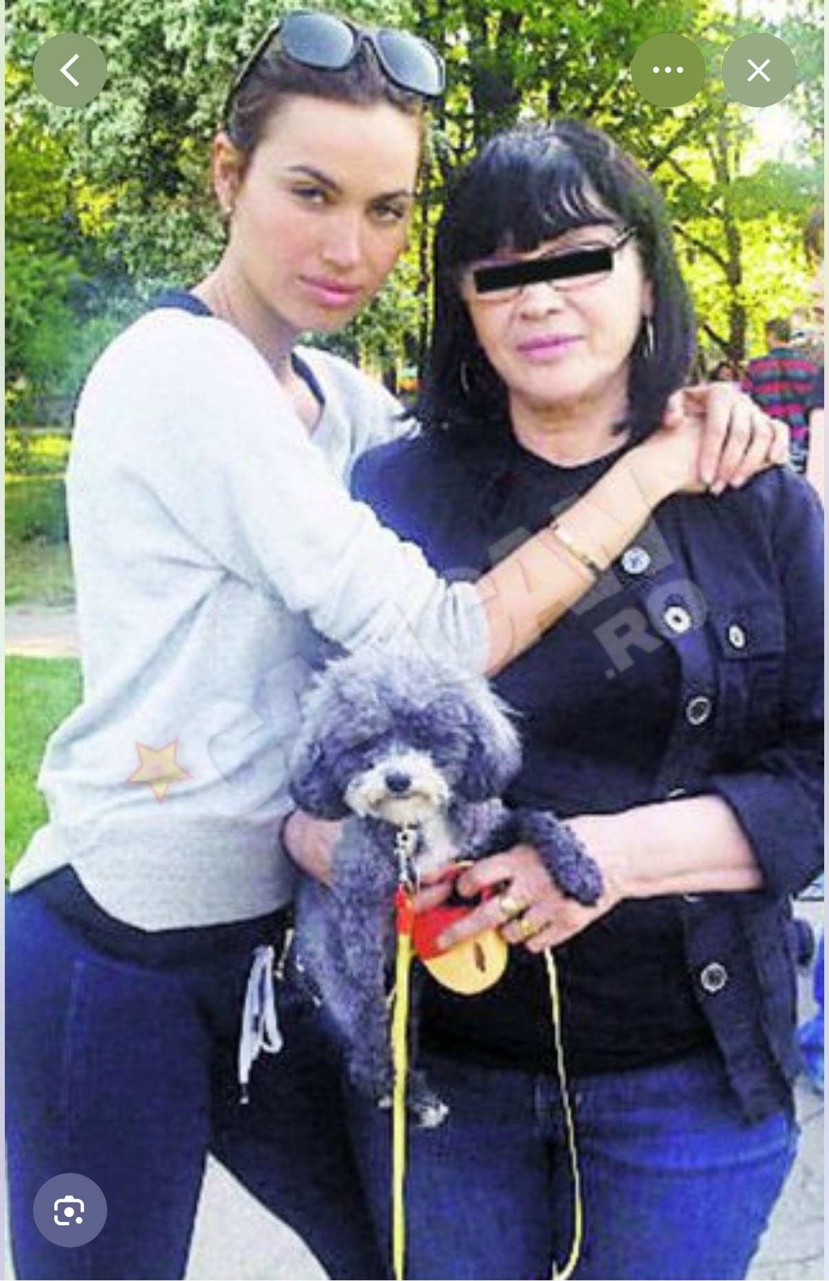 Alina Puscau impreuna cu mama sa