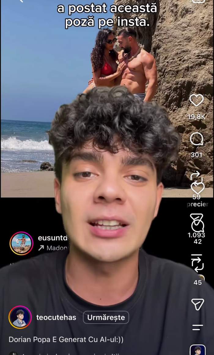 Teo Ioniță, pe Instagram