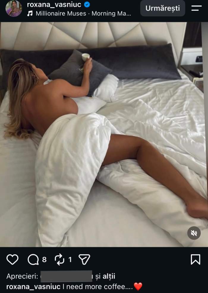 Roxana Vașniuc, goală