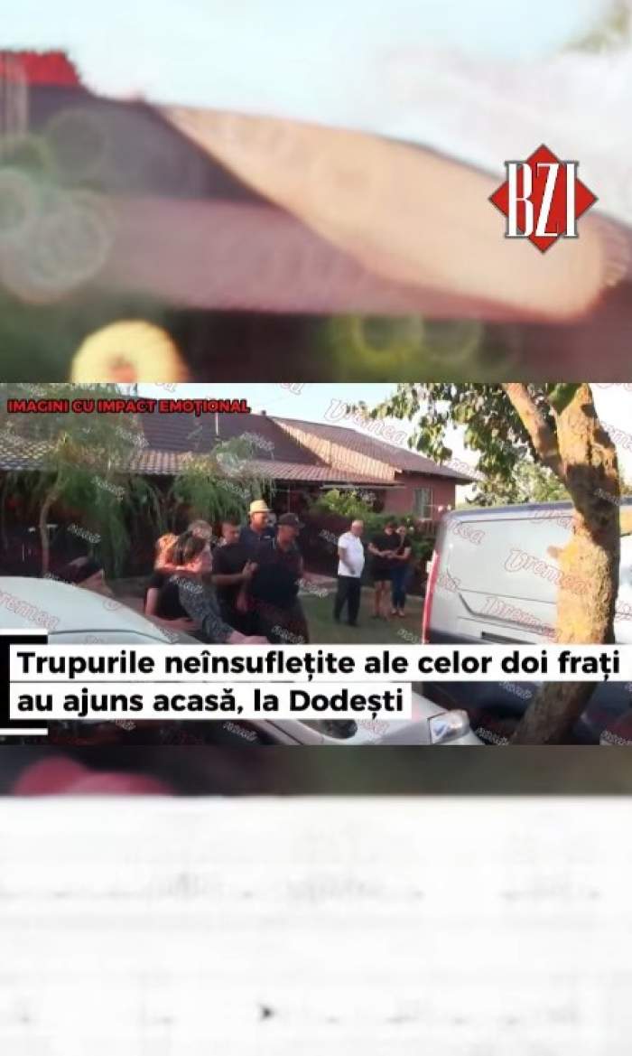 Trupurile neînsuflețite ale celor doi frați morți în Olimp au fost duse acasă, în Vaslui. Vlad și Ionuț au murit înecați