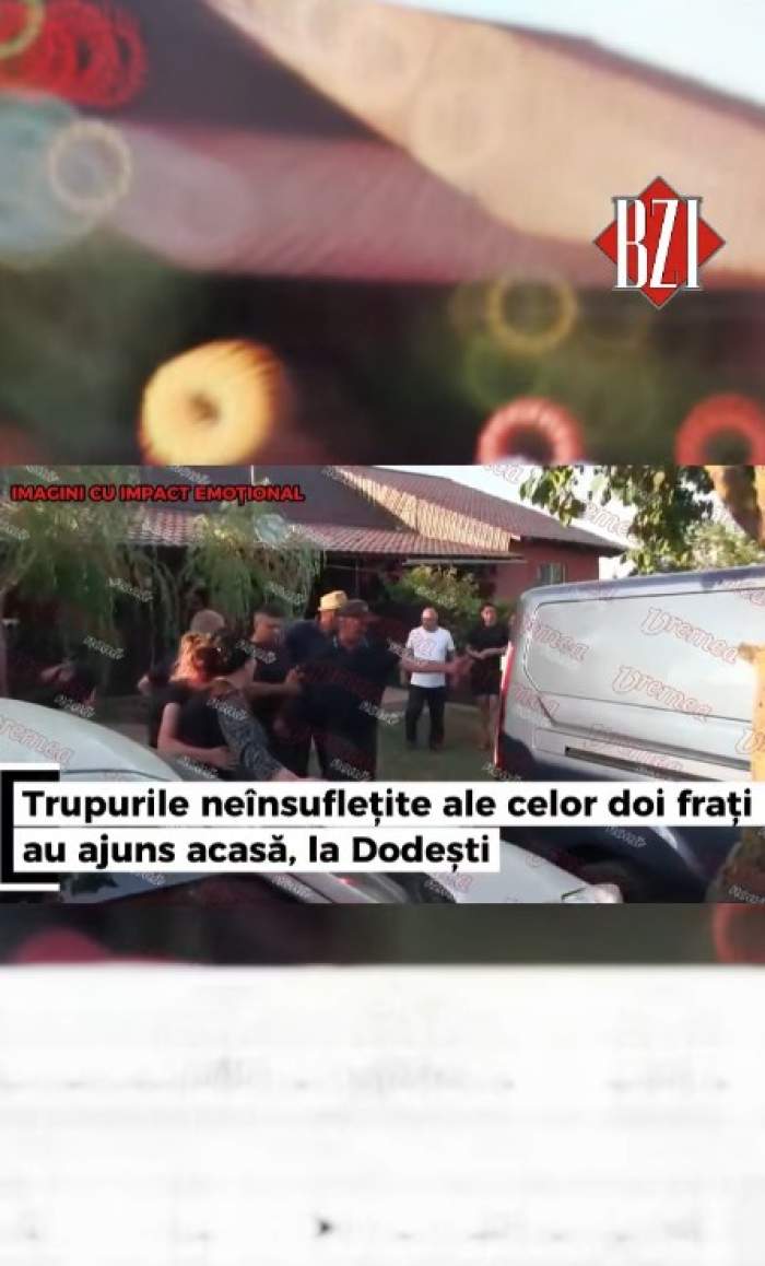 Trupurile neînsuflețite ale celor doi frați morți în Olimp au fost duse acasă, în Vaslui. Vlad și Ionuț au murit înecați