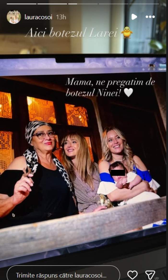 laura cosoi, mama si sora ei