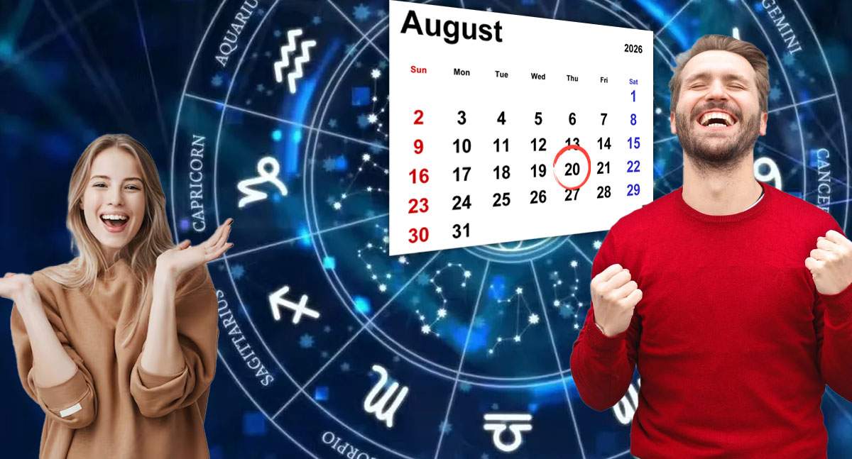 Horoscop 20 august 2026. Zodia care are parte de o surpriză uriașă. Lucrurile se schimbă exact când nu se mai aștepta