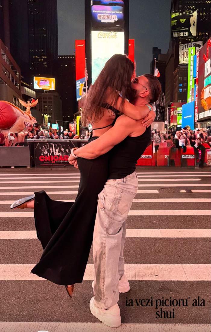 Dorian Popa și soția în New York