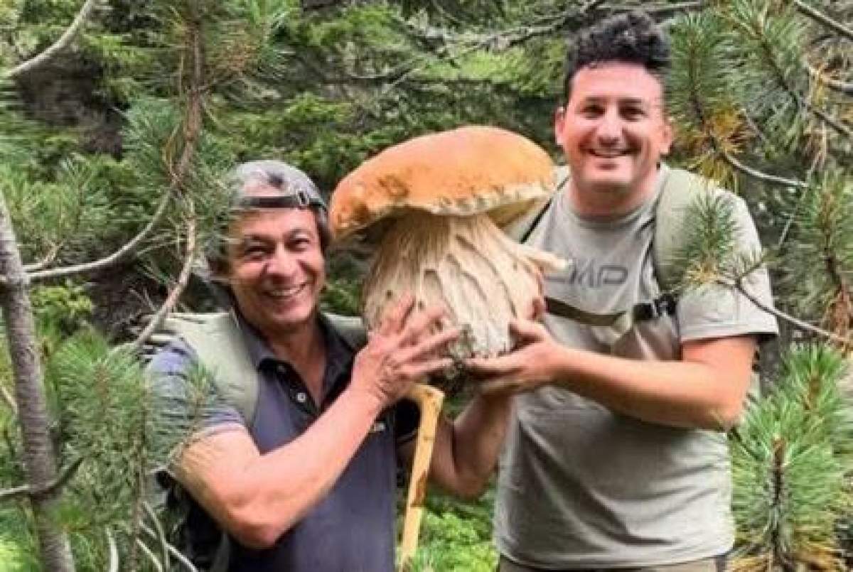 Persoanele care au găsit un hrib uriaș