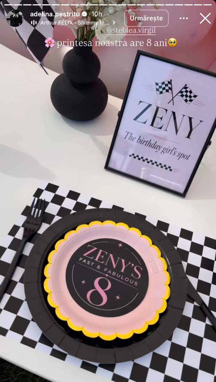 Adelina Pestrițu, zi de senzație pentru fiica ei, Zeny! Așa decor nu s-a mai văzut! Imagini superbe cu familia