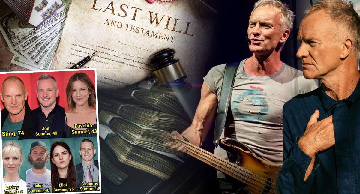 Sting are șase copii, dar nu vrea să le lase averea! Artistul spune că a devenit tată „din întâmplare” de fiecare dată