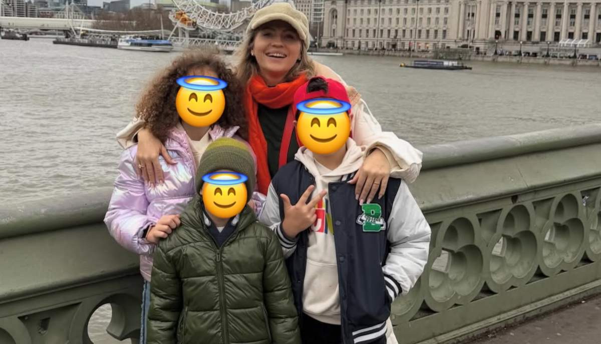Mirela Vaida și copiii ei