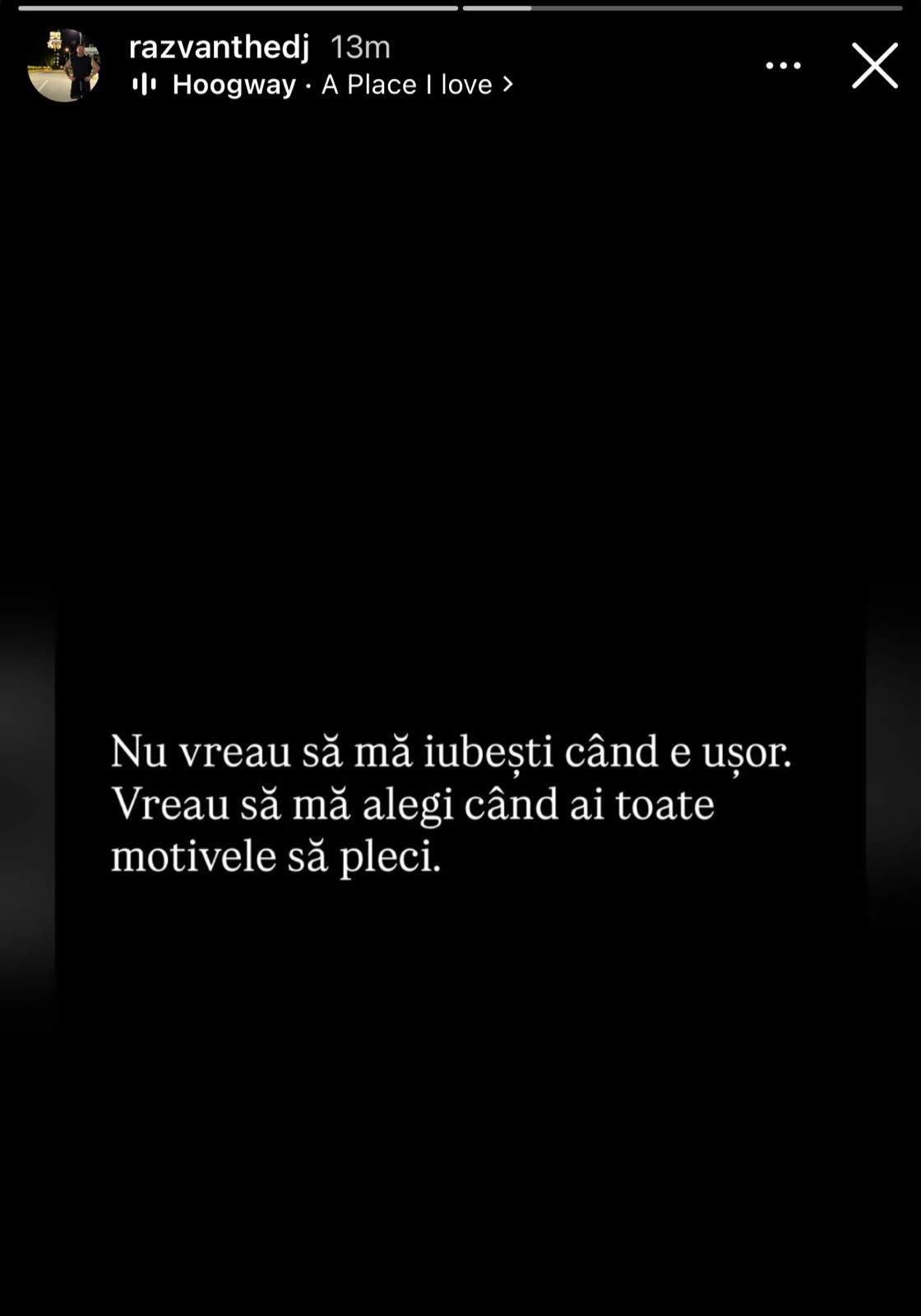 Mesajul lui Răzvan Kovacs