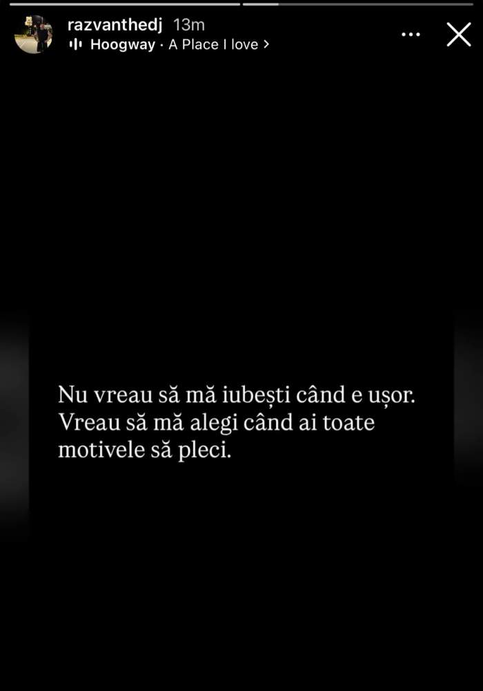 Mesajul lui Răzvan Kovacs