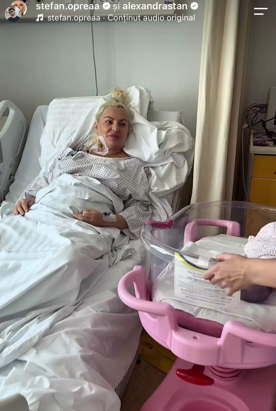 Cum a fost experiența nașterii pentru Alexandra Stan. Imagini emoționante din ziua în care artista a devenit mamă