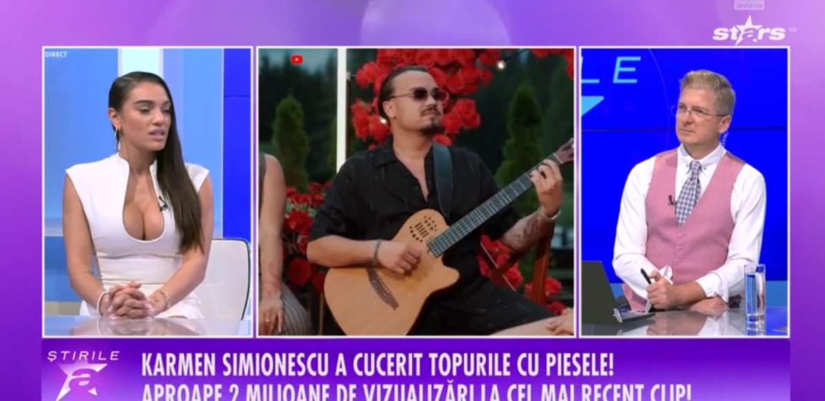 Karmen Minune la Știrile Antena Stars