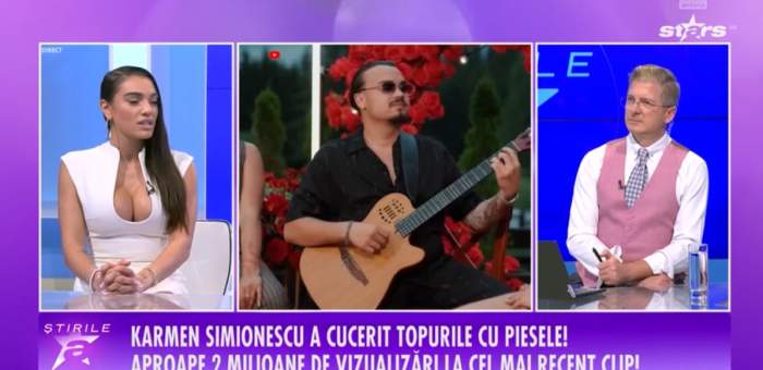 Karmen Minune la Știrile Antena Stars
