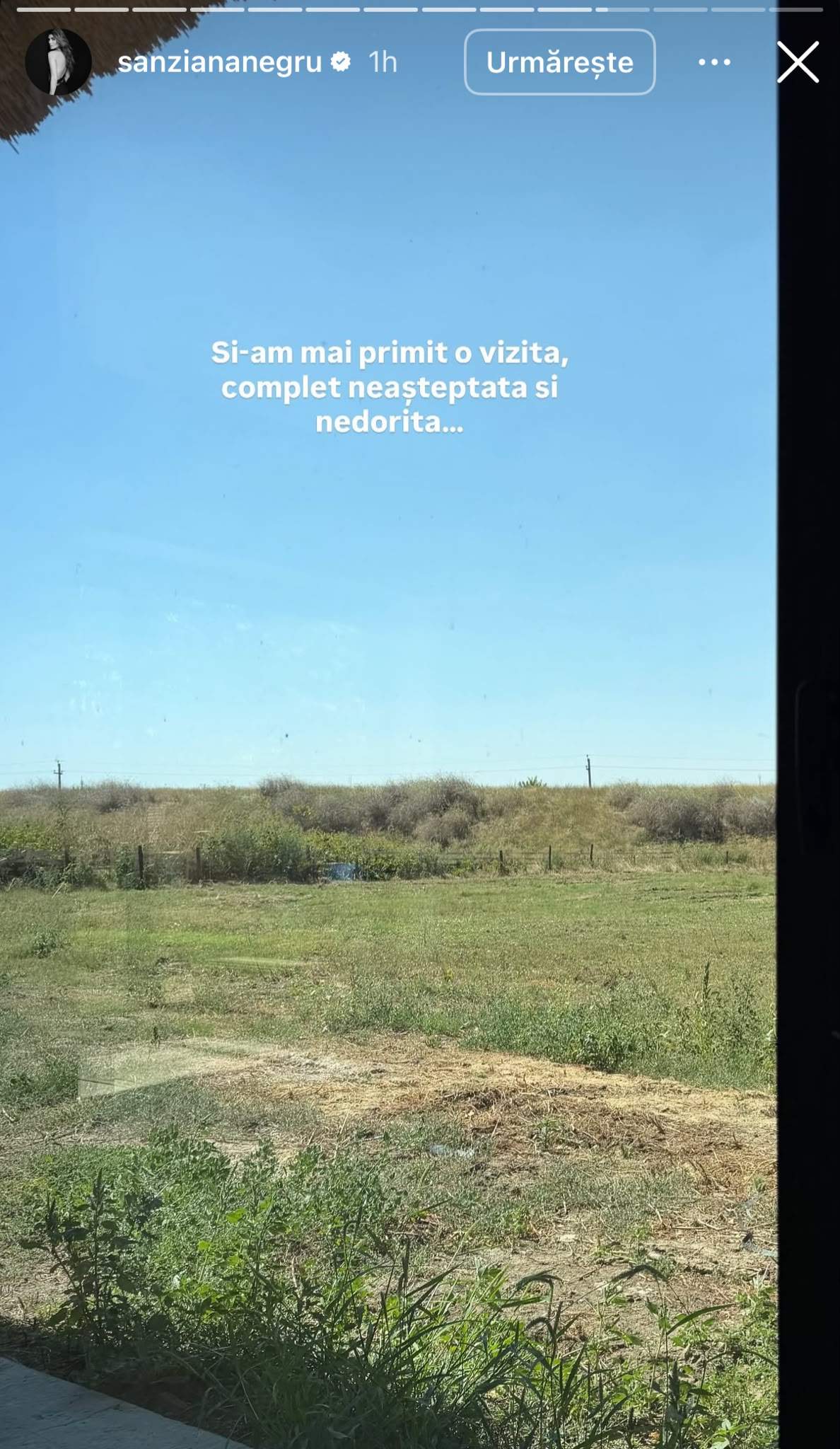 Sânziana Negru a spus că a fost vizitată de un musafir total nedorit: „Îmi vine să stau cu ușile închise”