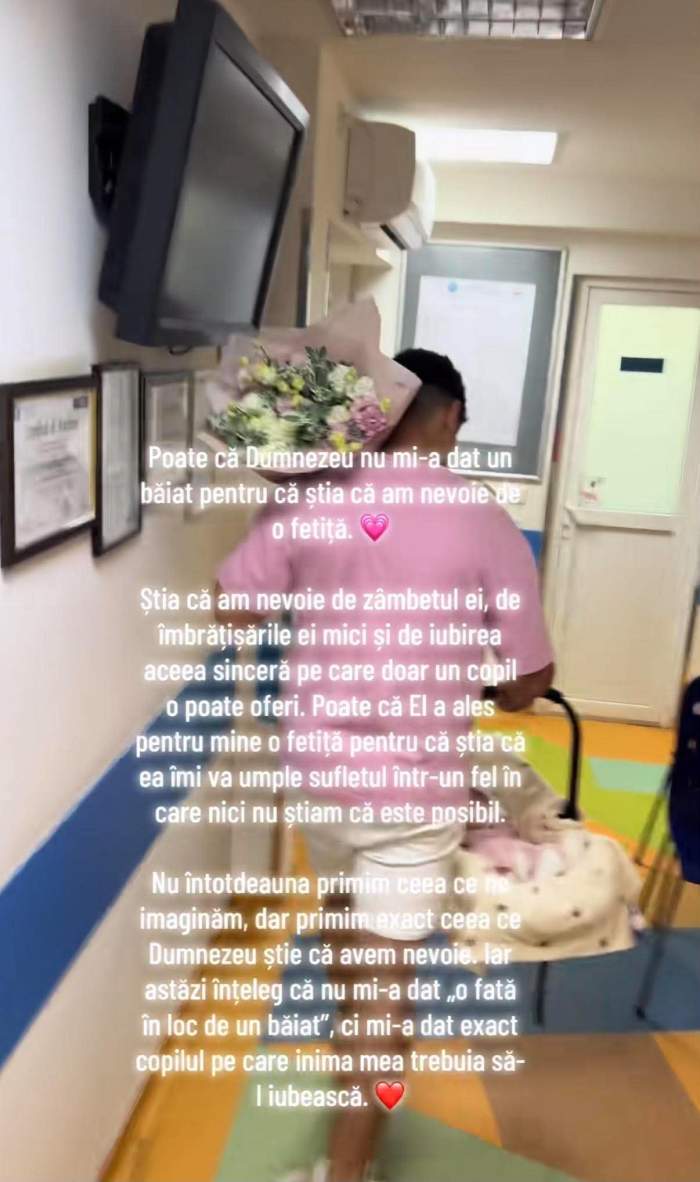 Teo și Liliana de la Mireasa și-au dus fetița acasă. Mesajul emoționant al fostului concurent după ce a devenit tată pentru prima dată