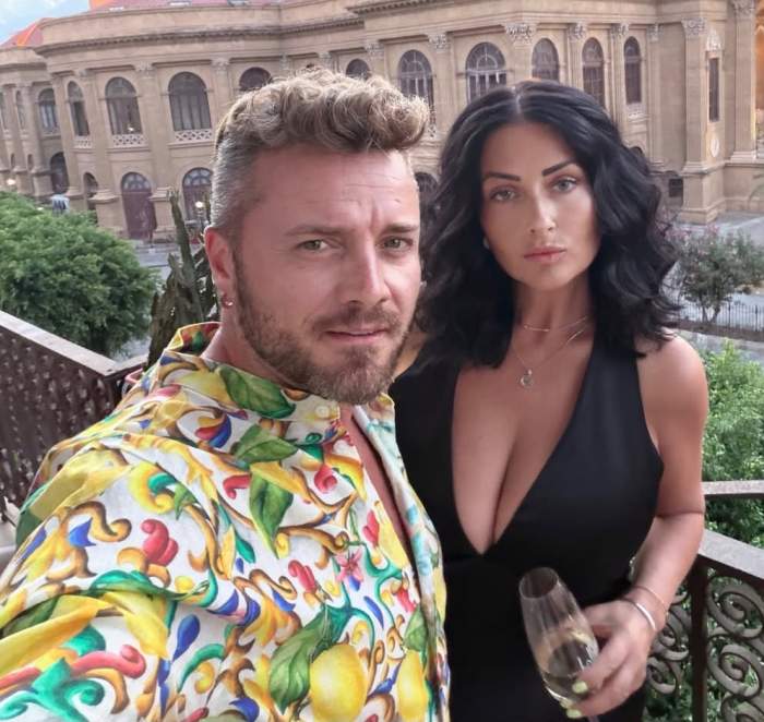 Gabriela Cristea și Tavi Clonda, în Italia