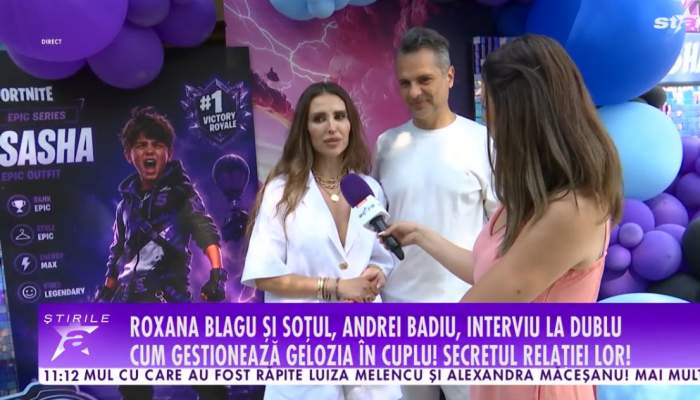 Roxana Blagu și Andrei Badfiu, apropiați