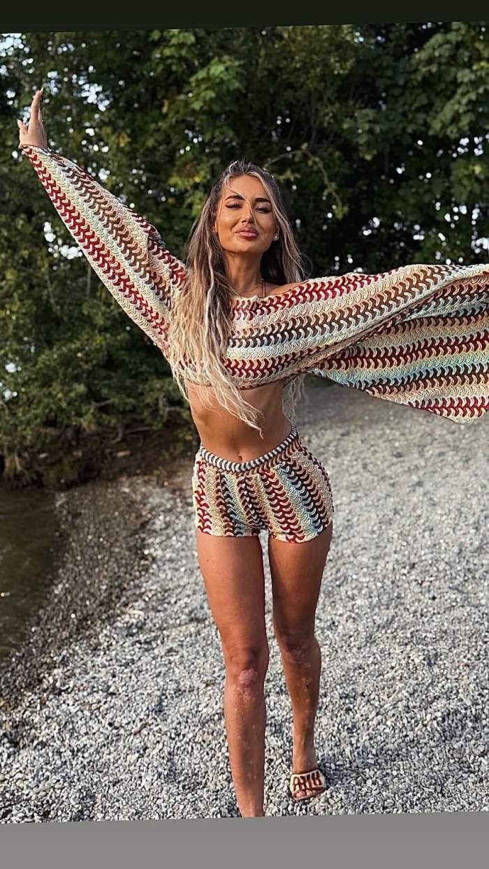 Maria Avram în vacanță